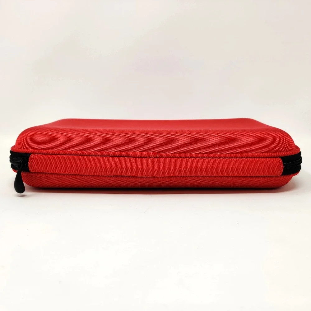 Cocoon Case w Grid It Insert Electronics Travel Case Red Zippered Business Trip